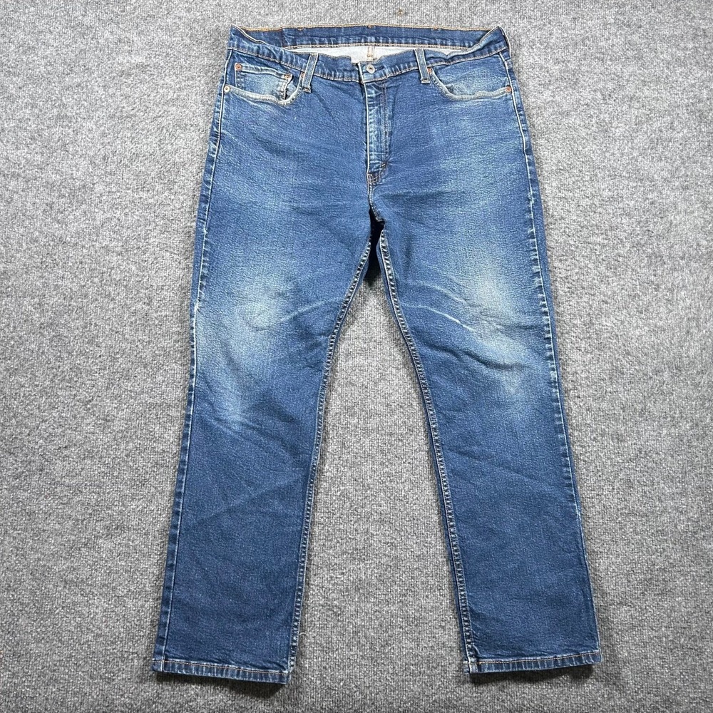 Levi's Jeans Mens Size 38x30 Blue 514 Straight Fit Denim Casual 66448